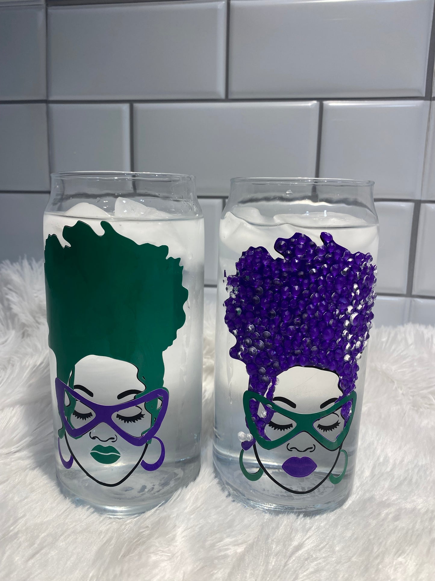 Color Changing Bling Glass