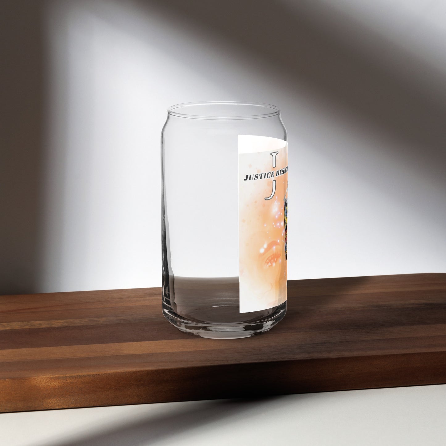 Logo Can-shaped glass